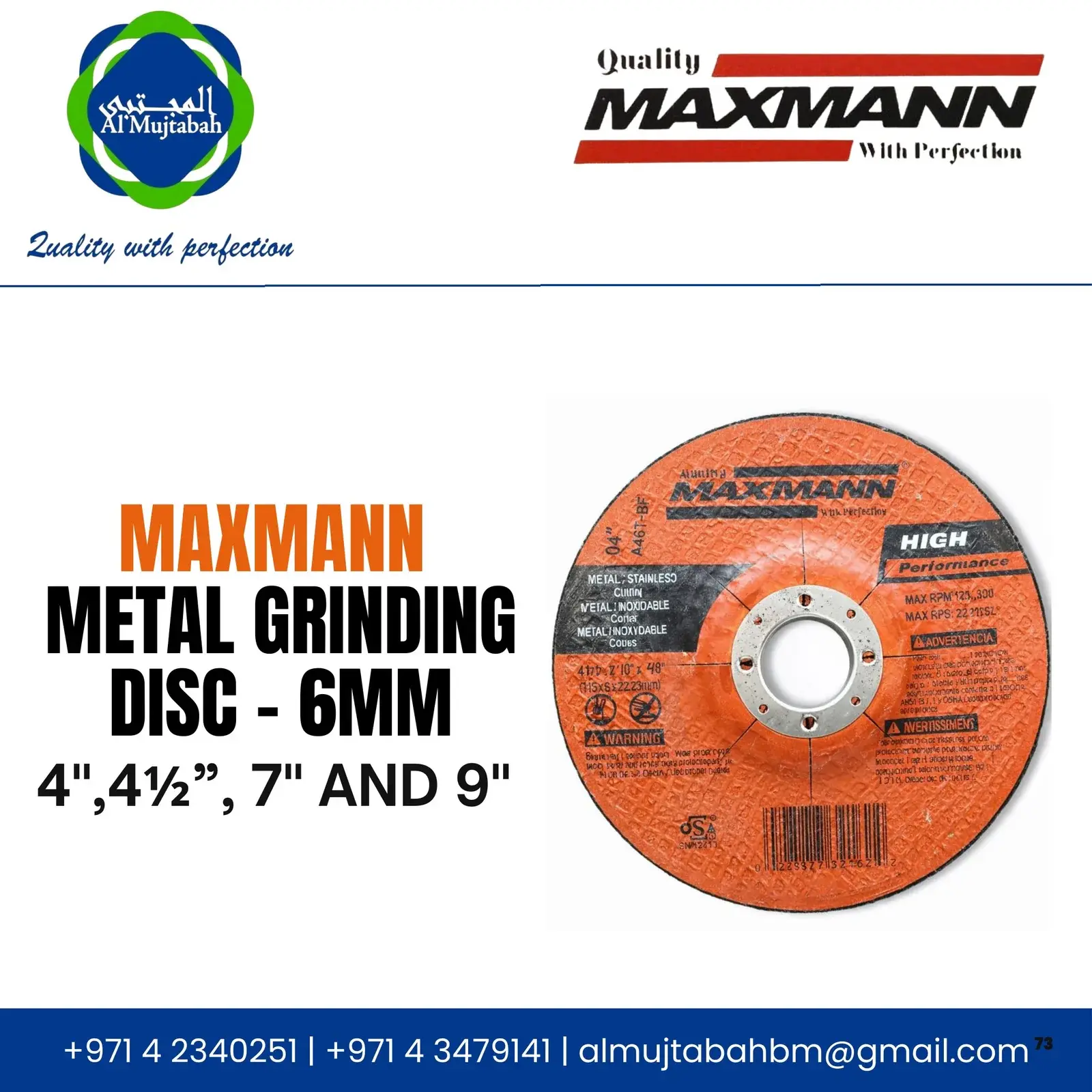 Metal Grinding Disc