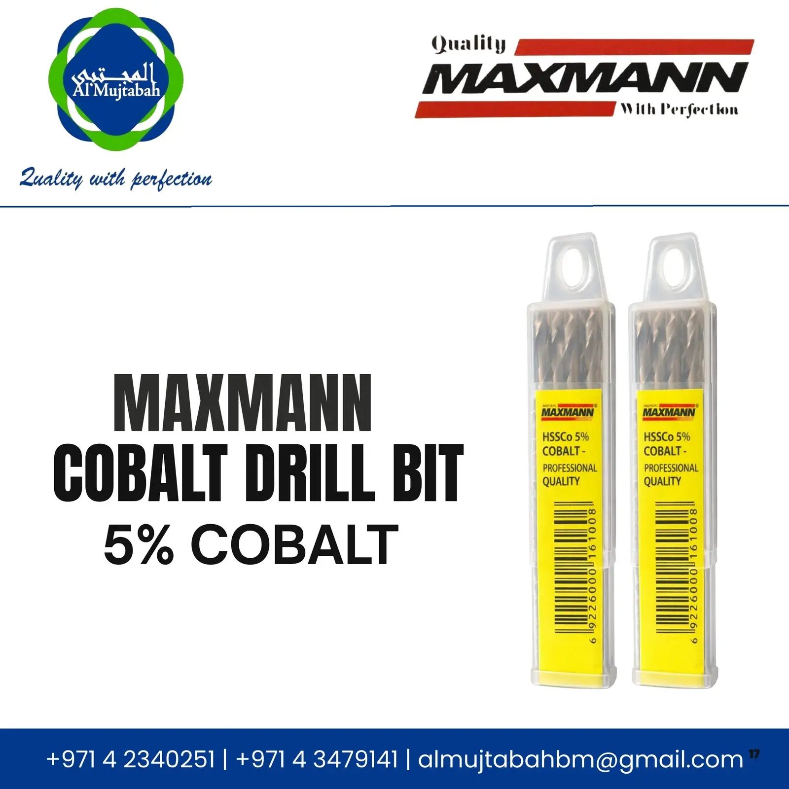 Cobalt Drill Bit — 5% Cobalt