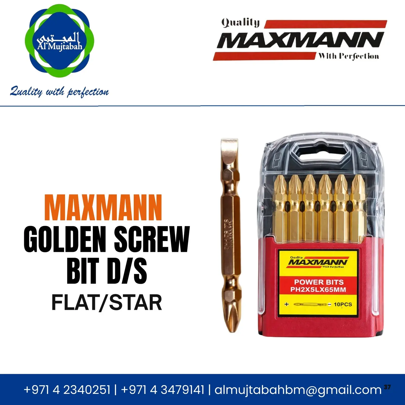 Golden Screw Bit Set