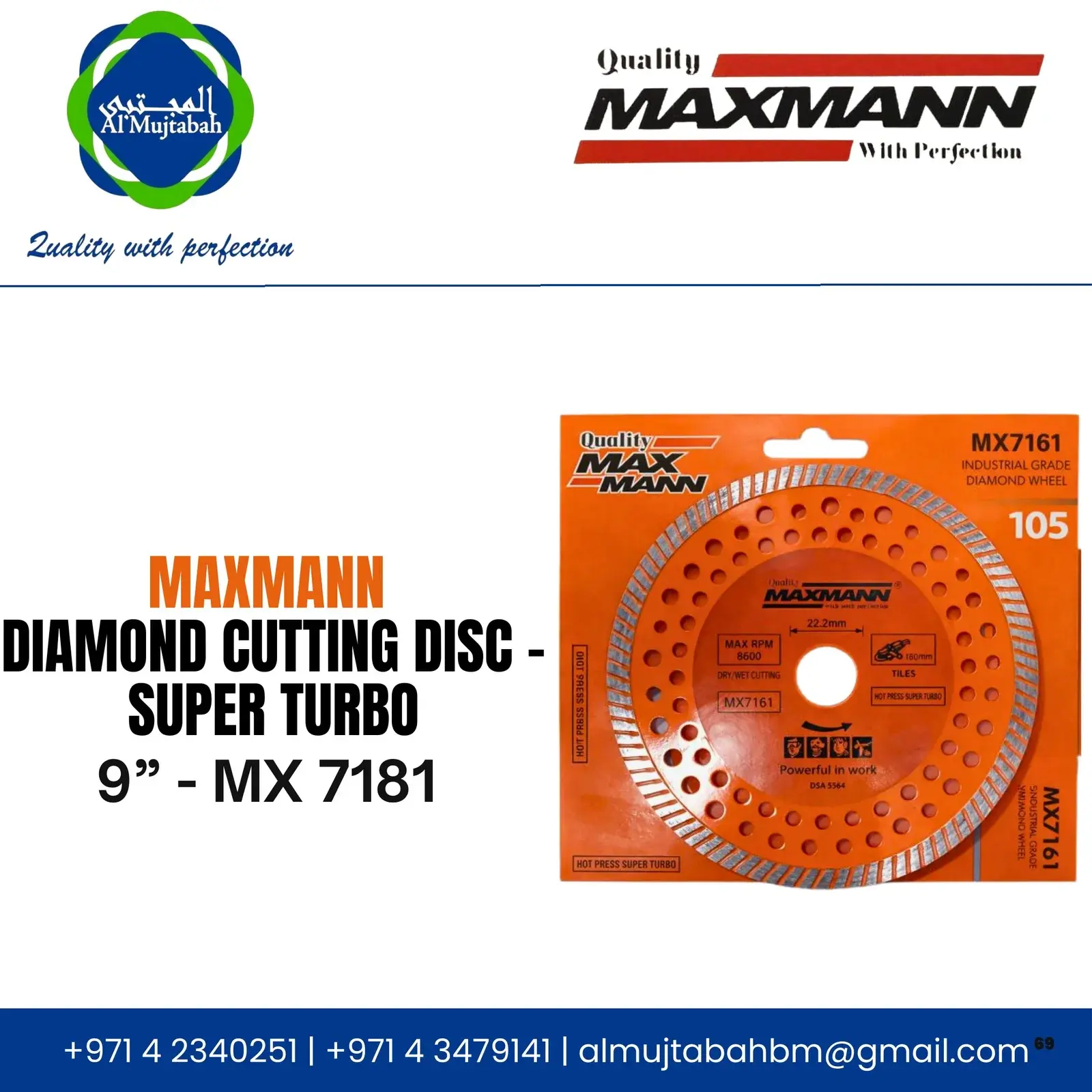 Diamond Cutting Disc — Super Turbo